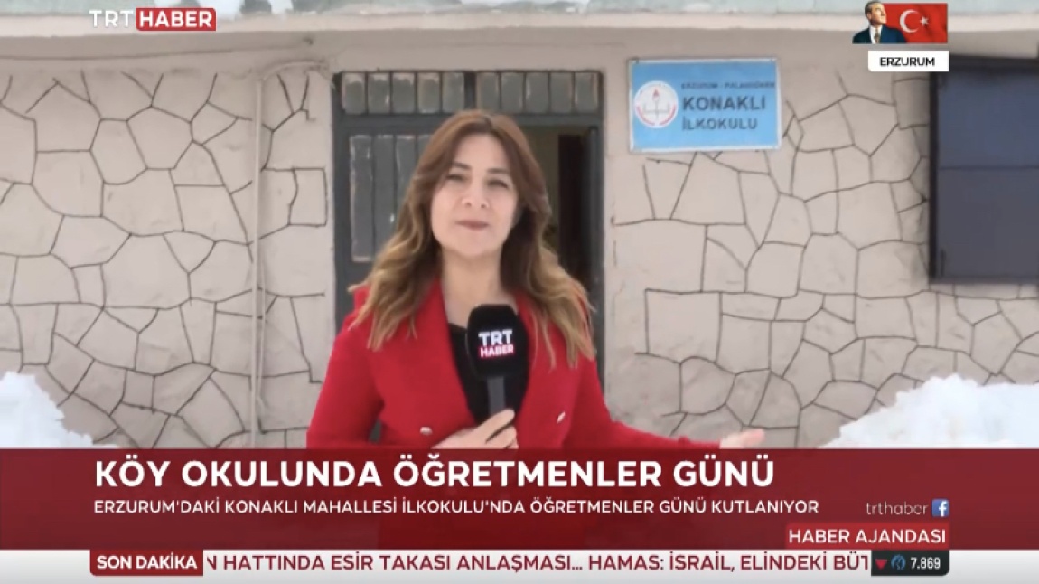 Okulumuz Öğretmenler Günü Heyecanını TRT Haber'le Yaşadı